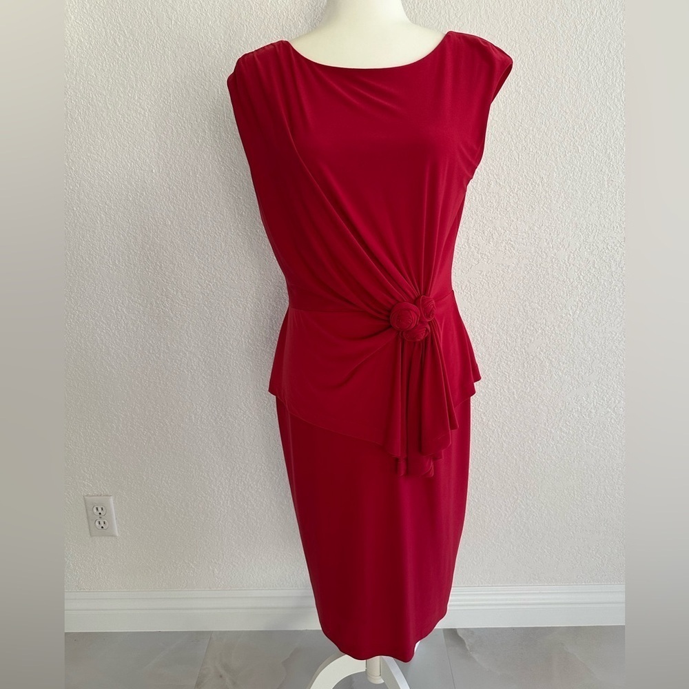 Jones New York Elegant Red Women's Dress
